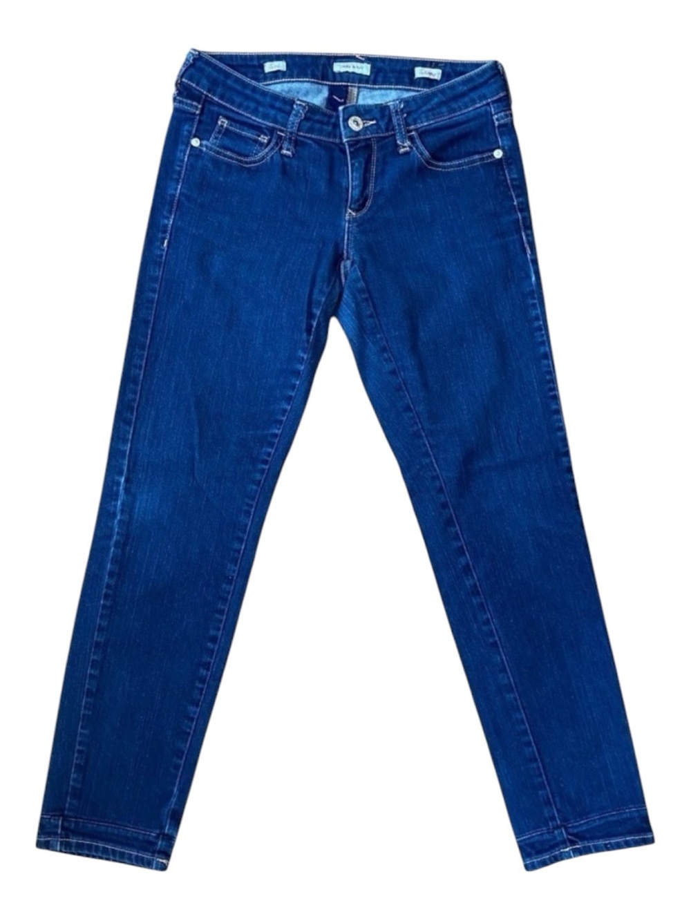 Miss syxty Soul ankle skinny blue jeans low rise soft stretchy Denim feminine 27